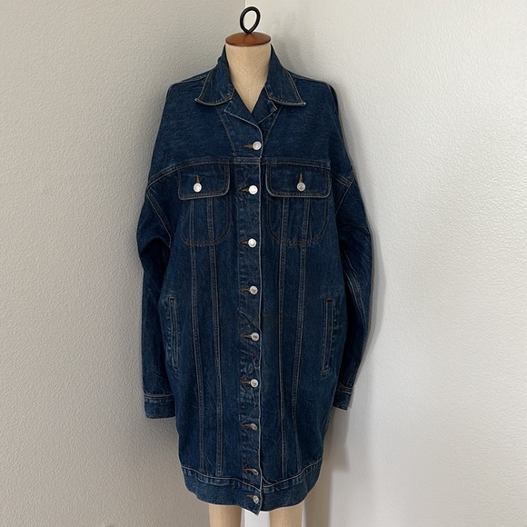 Re/Done Jackets & Blazers - Re/Done Denim Duster Jean Jacket Size S